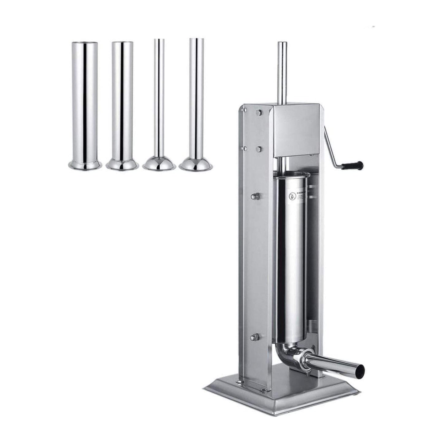 7L Stainless Steel Sausage Stuffer Vertical Manual Sausage - Selzalot