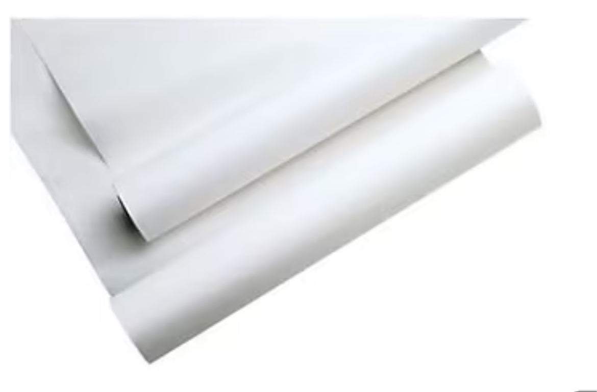 TIDI Everyday Smooth exam table paper roll, 18-inch wide, white absorbent medical paper