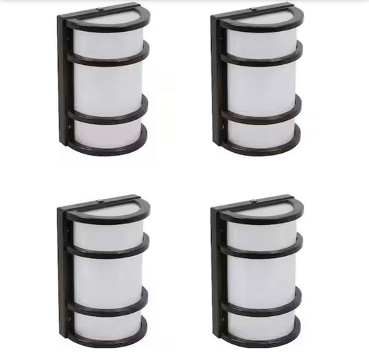 Feit Electric LED bronze dusk to dawn outdoor wall pack light 5000K energy-saving security fixture