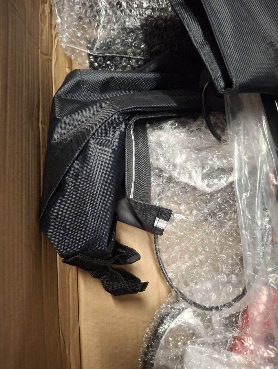 Open Box New HEAO Rollator Walker with Seat, Shock Absorber Rolling Walker for Senior with Cup Holder, Lightweight Foling Mobility Walking Aid Red