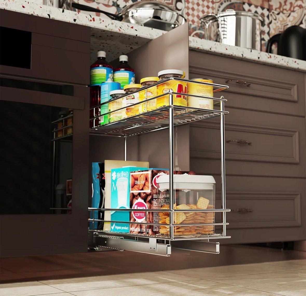 Rebrilliant Rashun Steel Pull Out Drawer