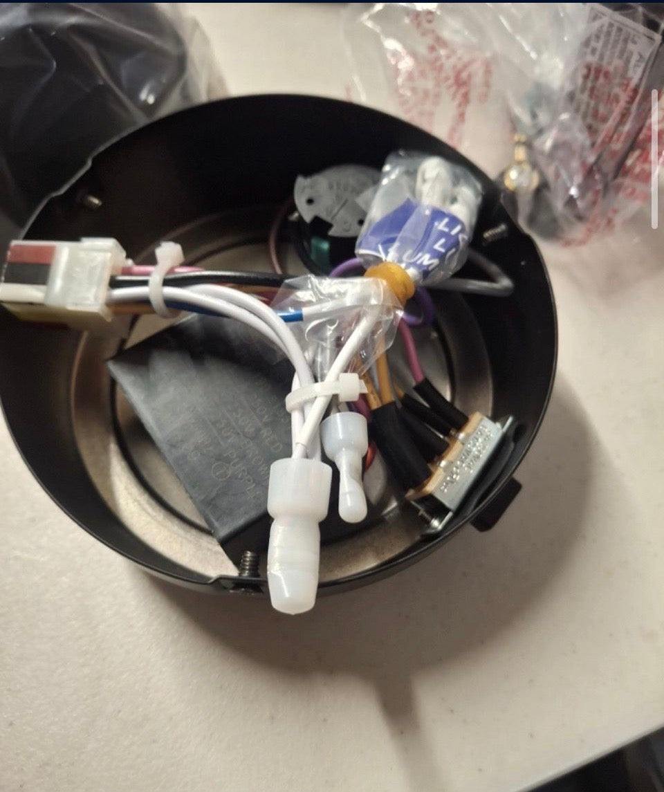 Open Box New CRAFTMADE Outdoor Super Pro 60 in. Dual Mount Heavy-Duty, 3-Speed Reversible Motor Ceiling Fan in Flat Black Finish