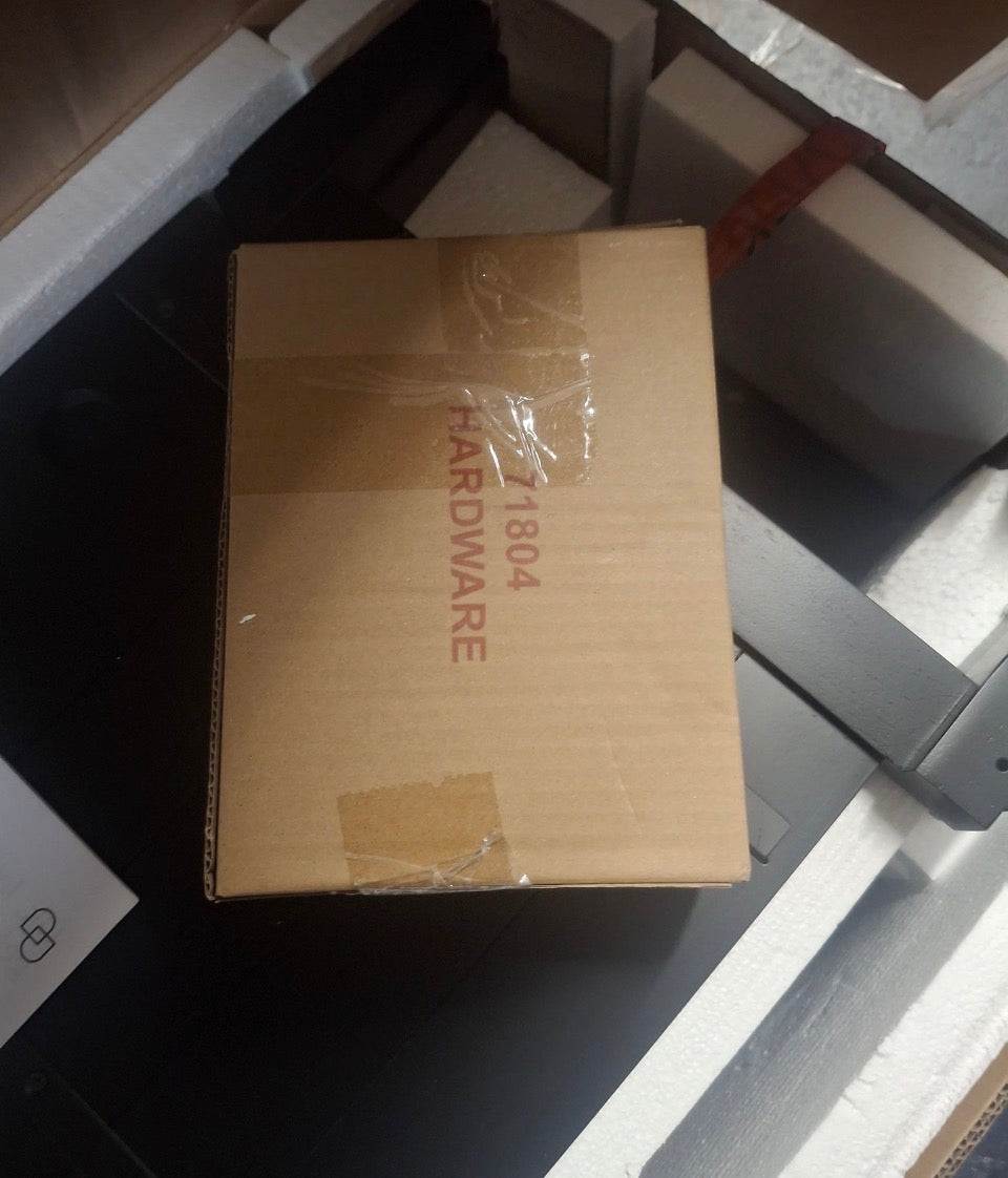 Open Box New Nathan James Jasper Black Oak Finish MDF 31 in. Sideboard Accent Storage Cabinet with Fluted Doors and Adjustable Shelves