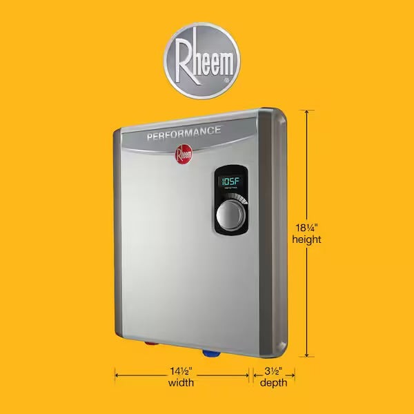 Open Box RHEEM Performance 18 kW 3.51 GPM 240-Volt Self-Modulating Electric Tankless Water Heater