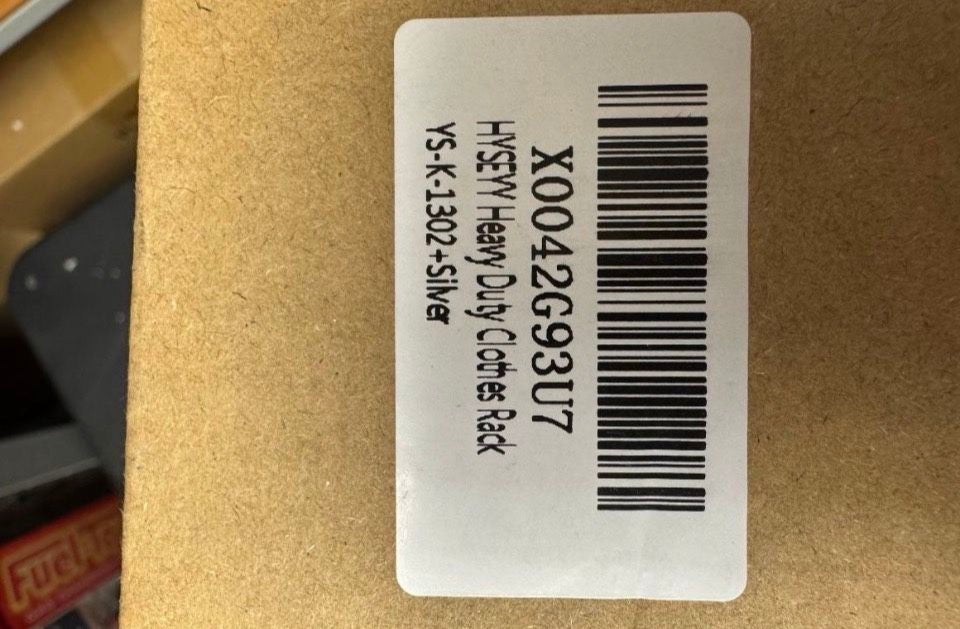 Open Box HYSEYY Heavy Duty Clothes Rack Load 450 LBS, Metal Garment Rack, Standing Rolling Clothing Rack for Hanging Clothes with Sturdy Wheels & Shel