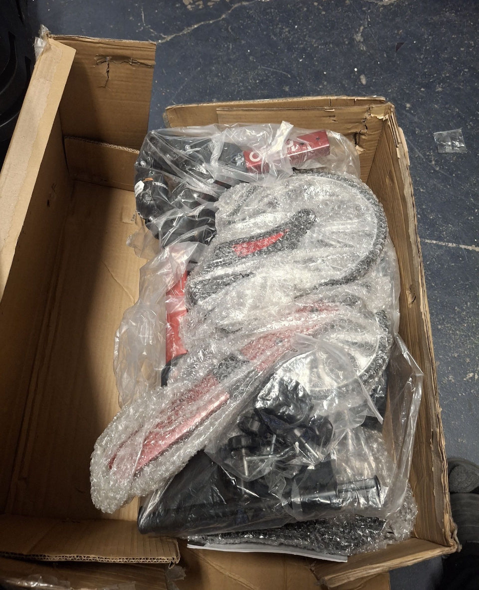 Open Box New HEAO Rollator Walker with Seat, Shock Absorber Rolling Walker for Senior with Cup Holder, Lightweight Foling Mobility Walking Aid Red