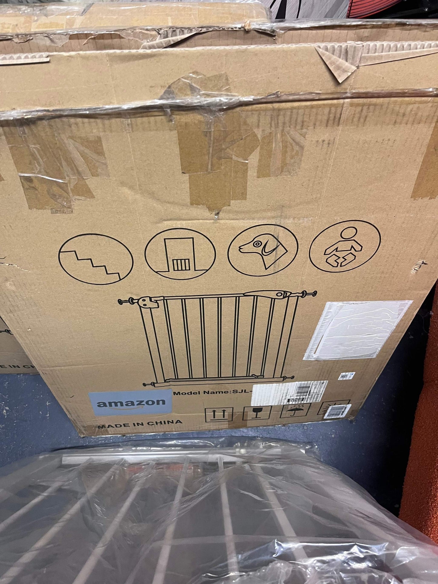 ZKMESI Baby Gate with Door