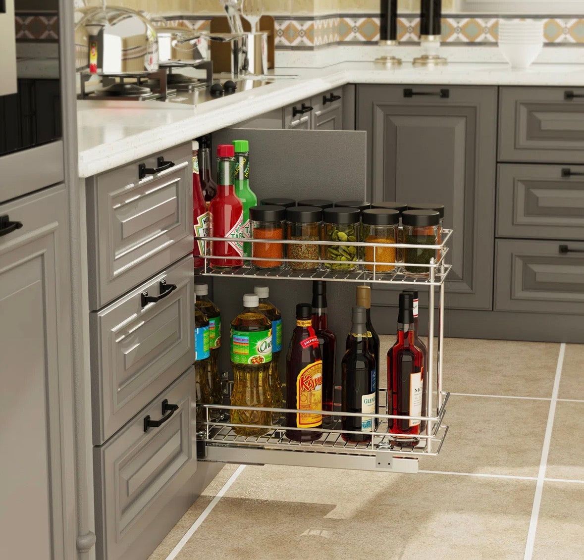 Rebrilliant Rashun Steel Pull Out Drawer