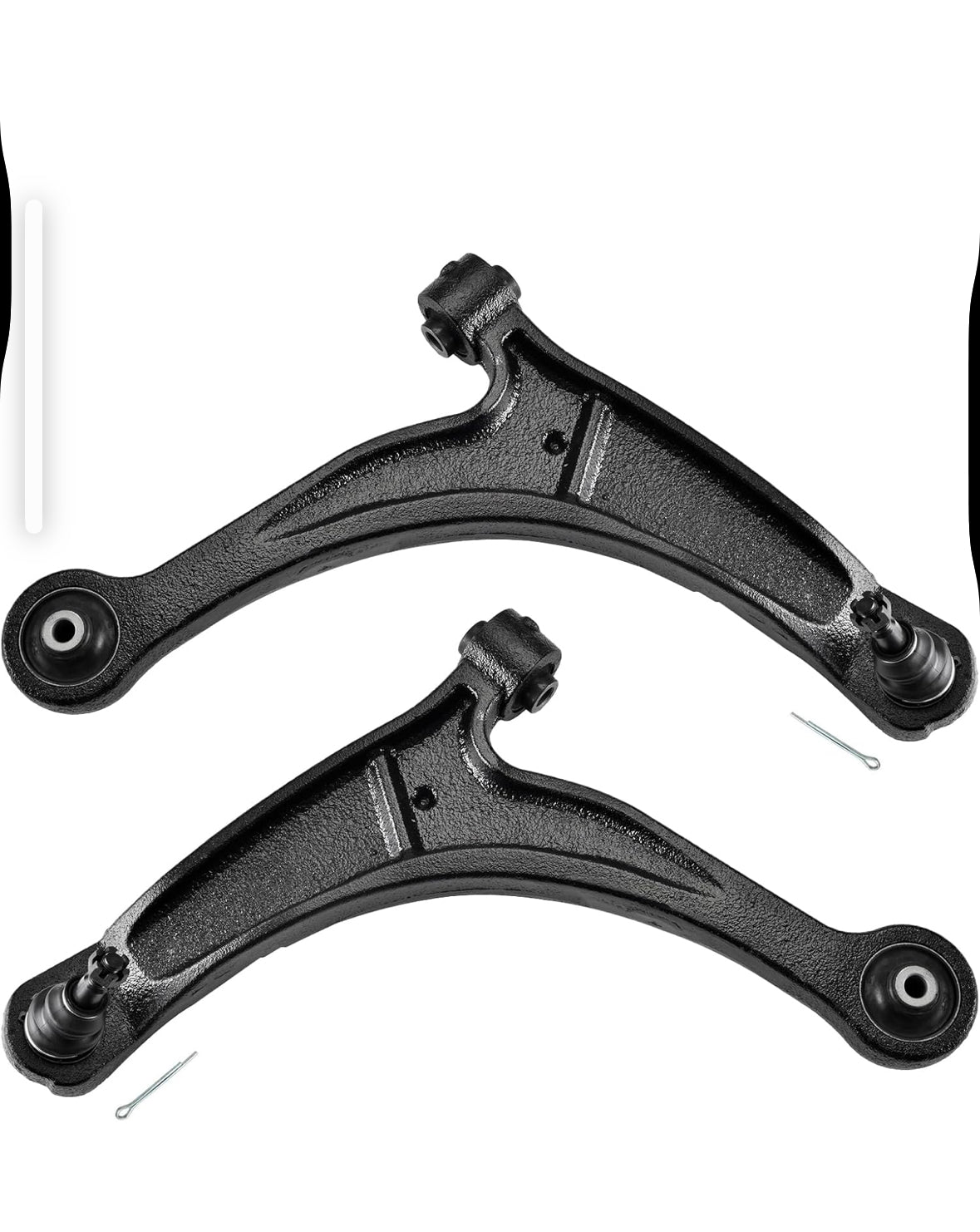 2pcs front lower control arms with ball joint assembly for 2006-2014 Honda Ridgeline, durable automotive suspension kit