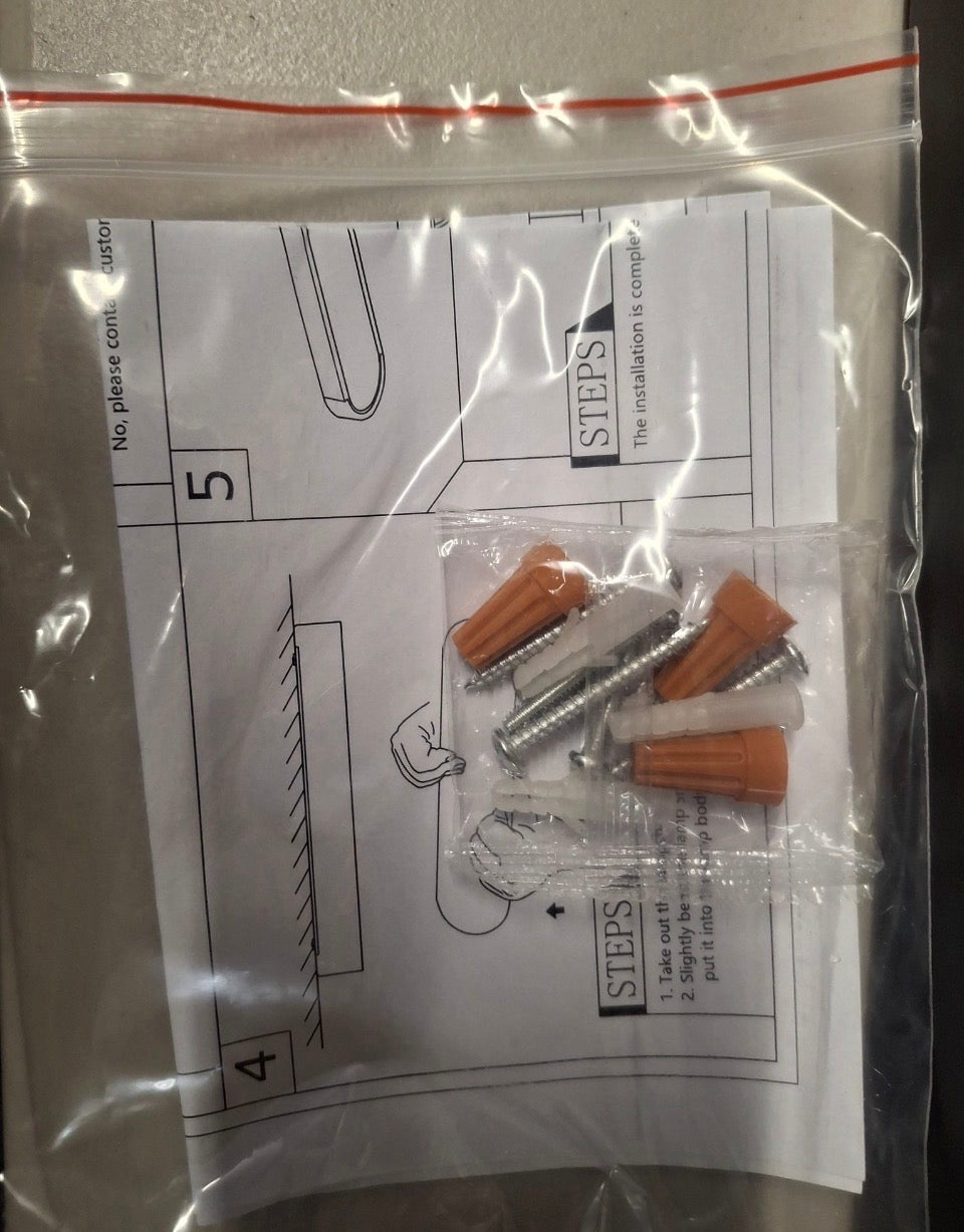 Lumin 38 in. W 1-Light Black and Wood Integrated LED Flush Mount Minimalist Long Oval Ceiling Light for Bathroom/Kitchen