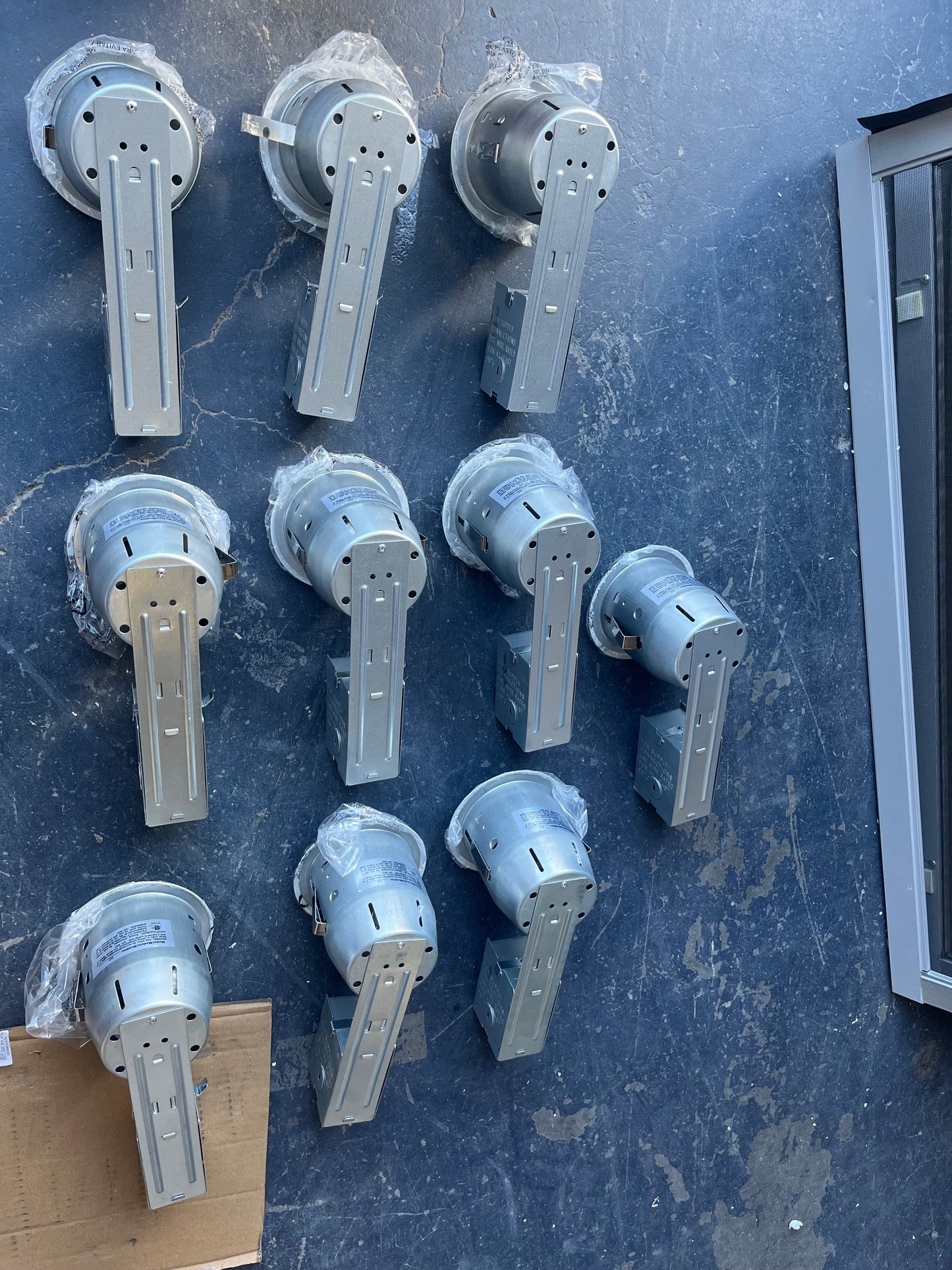 Globe Electric 4 in. White Dimmable Can Recessed New Construction and Remodel Lighting Kit (10- Pack)