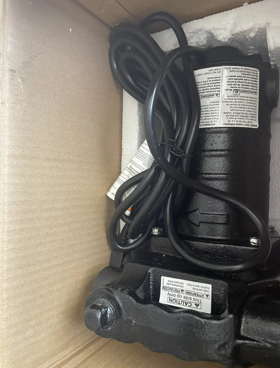 *NEW* Utilitech 0.5-HP Cast Iron Electric Utility Pump (0955642)