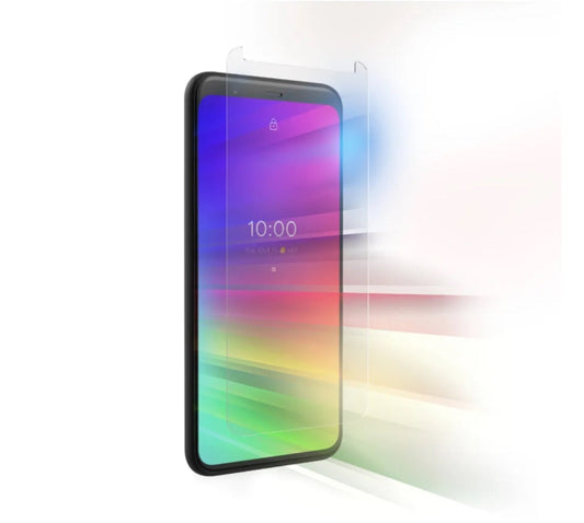 Invisible Shield Glass Elite Visionguard+ clear tempered glass screen protector for Google Pixel 4 with anti-bacterial and smudge-free features
