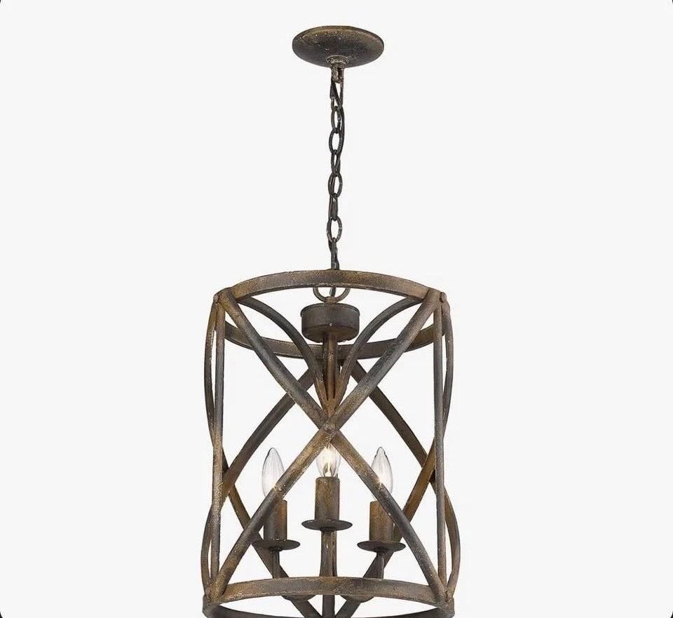 17 stories 3- light statement cylinder pendant