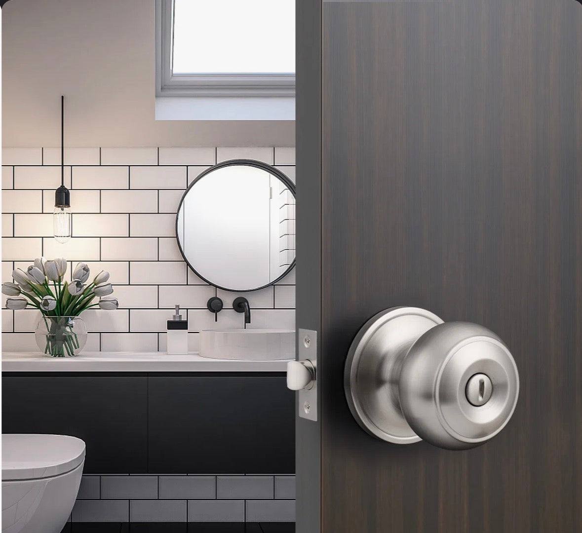 Probrico Privacy Door Knobs with Round Rosette