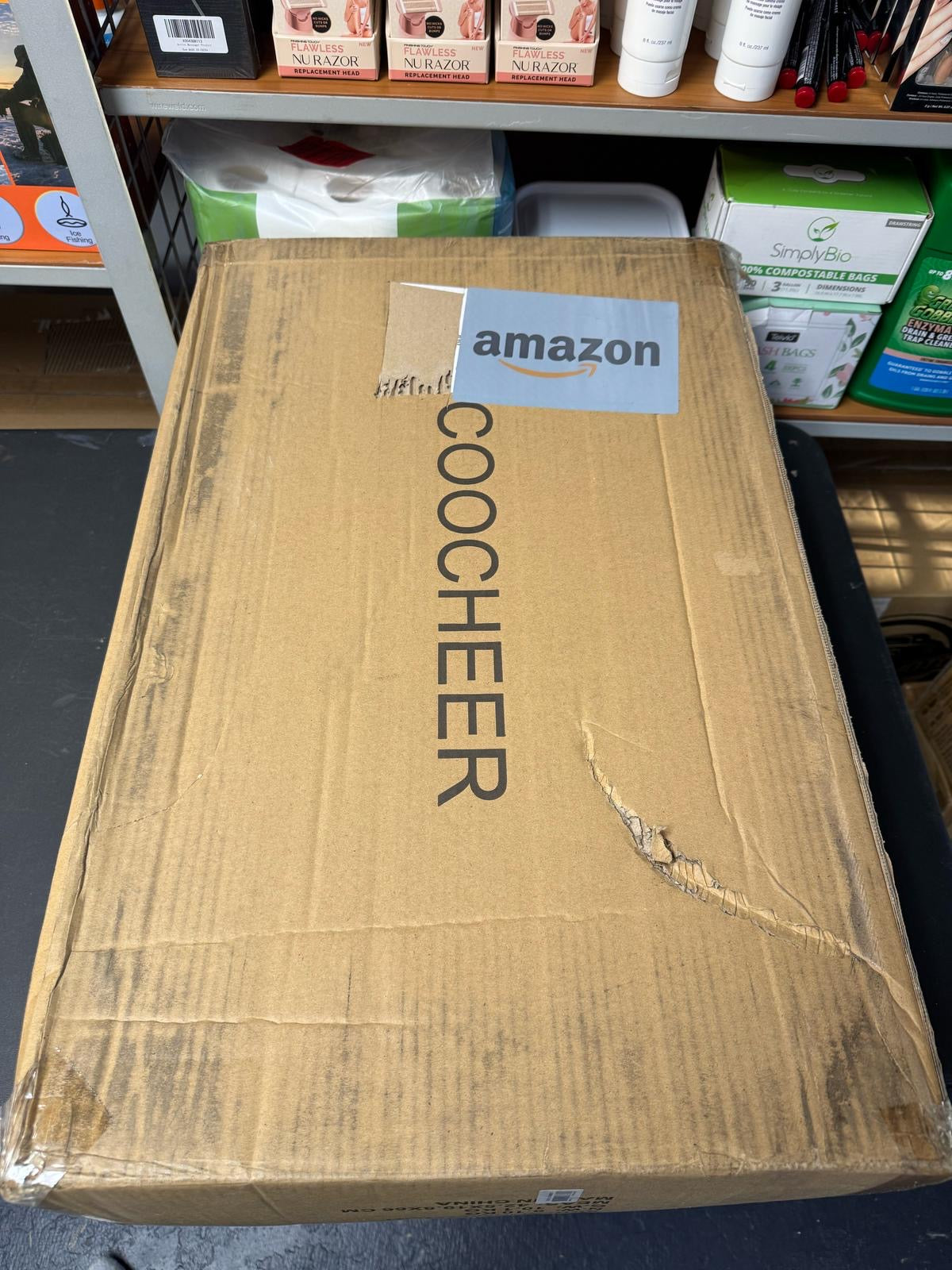 Open Box COOCHEER 330LB Folding Hand Truck Heavy Duty Carrying, 2-in-1Hand Truck Dolly Foldable with Folding Basket, Combination of 4 Wheels and 2 Wheels Convertible Dolly Cart with Retractable Handle Dolly for Moving