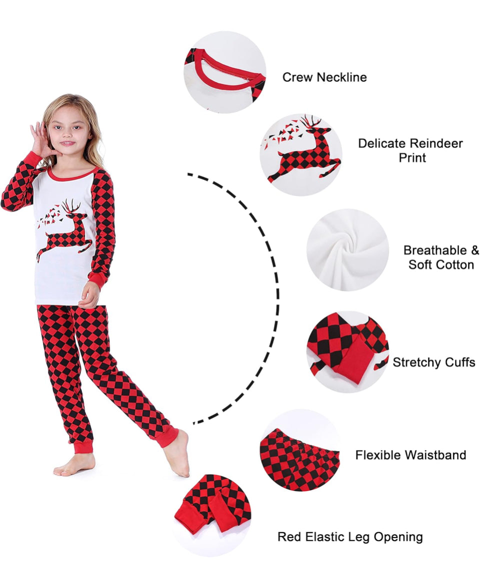 Brand New Benaive Matching Family Christmas Pajamas Set Boys Girls Holiday Pjs for Women Men Sleepwear