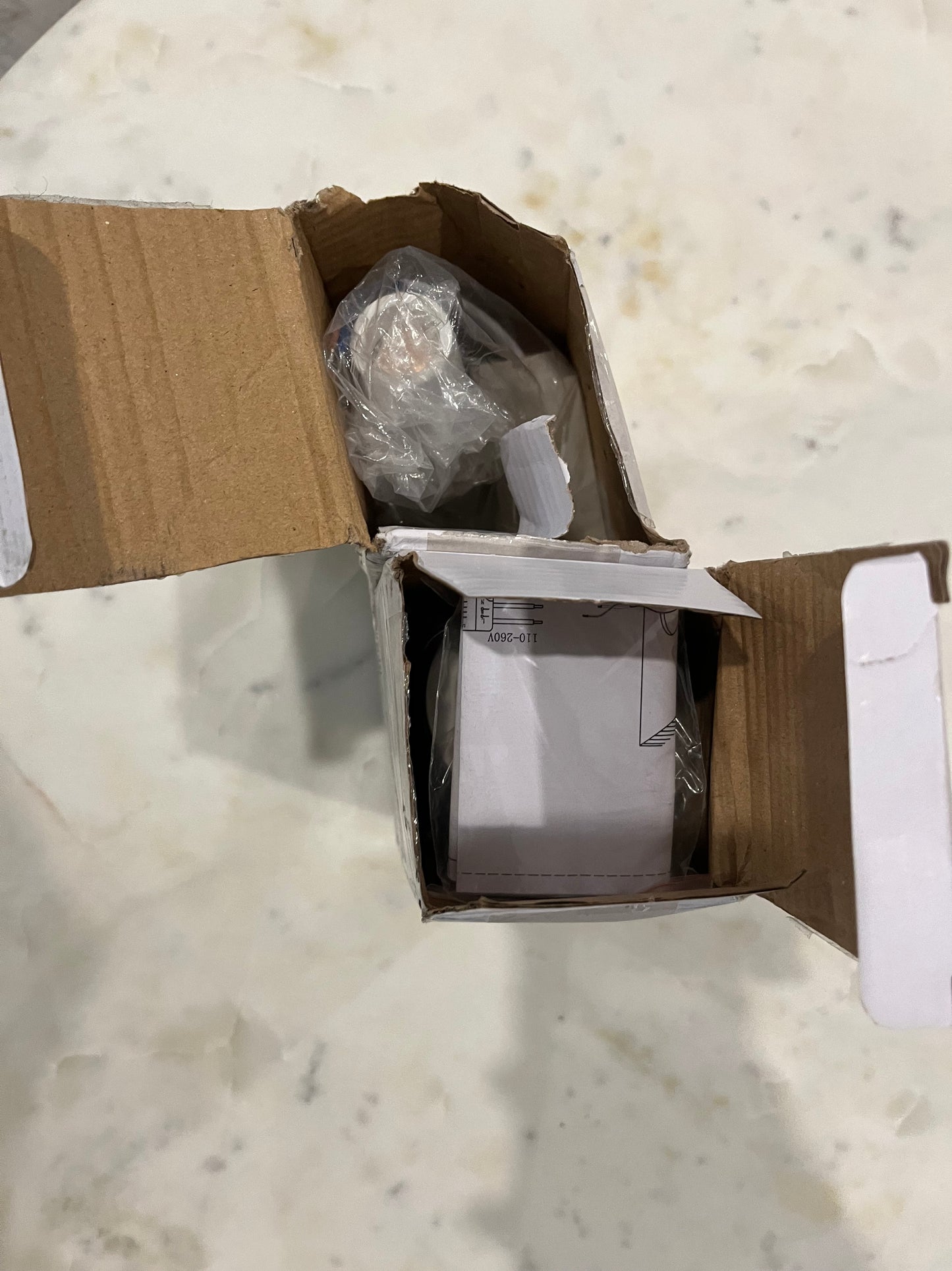 HUOKU Parroco White Integrated LED Fixed Track Gimbal Head (2 Piece of 1-Pack)