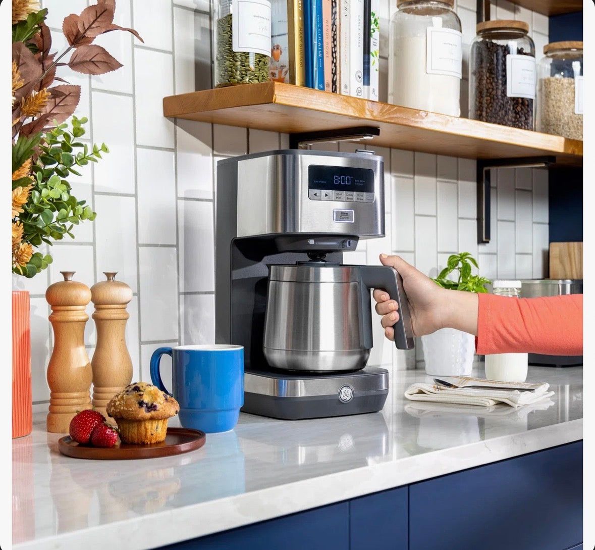 GE Drip Coffee Maker With Thermal Carafe G7CDABSSTSS