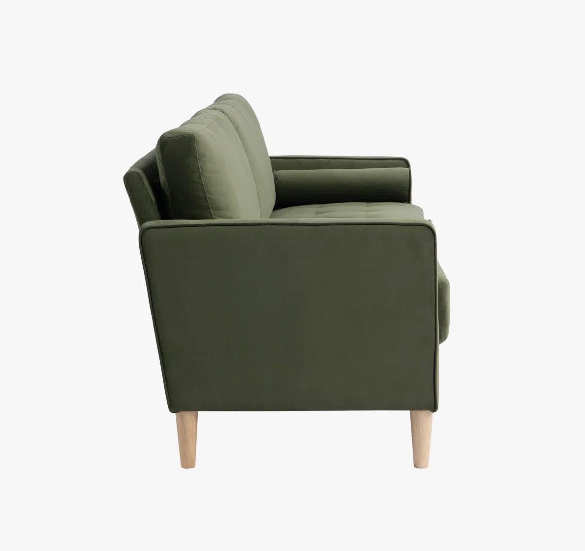 Mercury Row Garren 75.6 Tufted Sofa GREEN