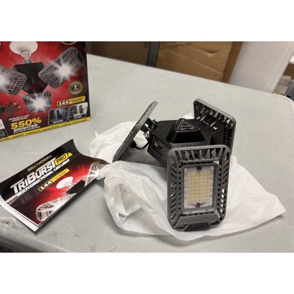 Triburst Deluxe 10.5 In. 144 High Intensity LED 5500 Lumens Flush Mount Ceiling Light