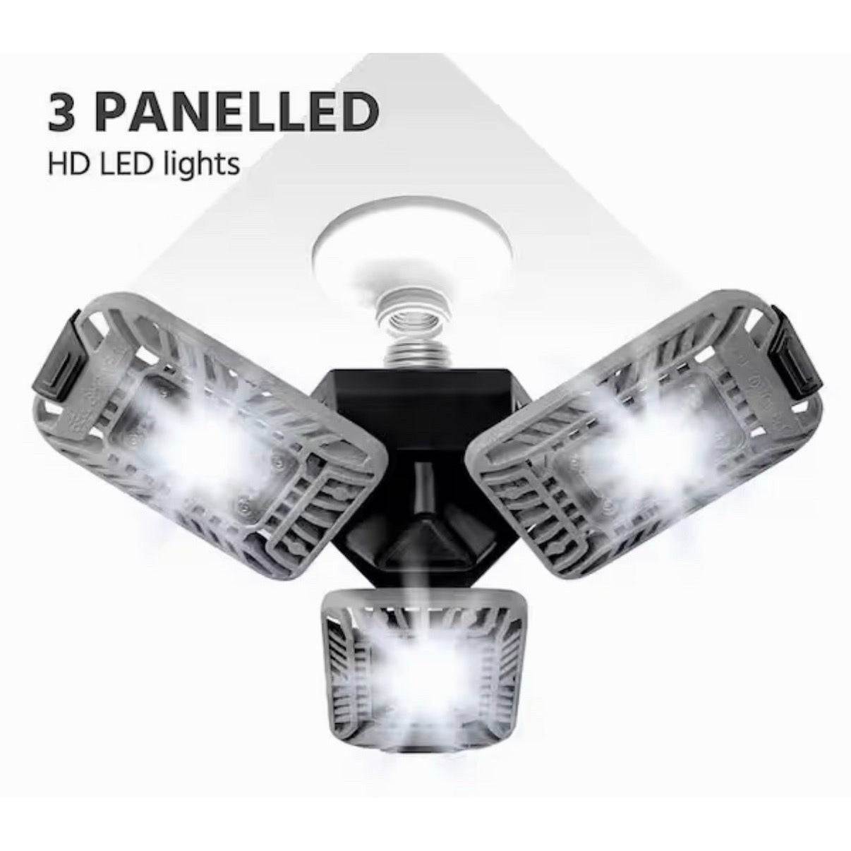 Triburst Deluxe 10.5 In. 144 High Intensity LED 5500 Lumens Flush Mount Ceiling Light