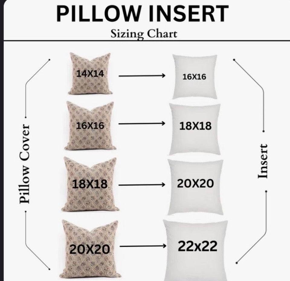 Fabdivine Ratanbel Hand Block Printed Linen Cushion Cover Handmade Decorative Pillow for Living Room & Bedroom 22x22 Inch