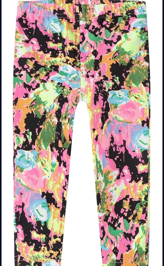 Mud Kingdom baby girls leggings 12 months colorful cotton soft casual pants spring fall