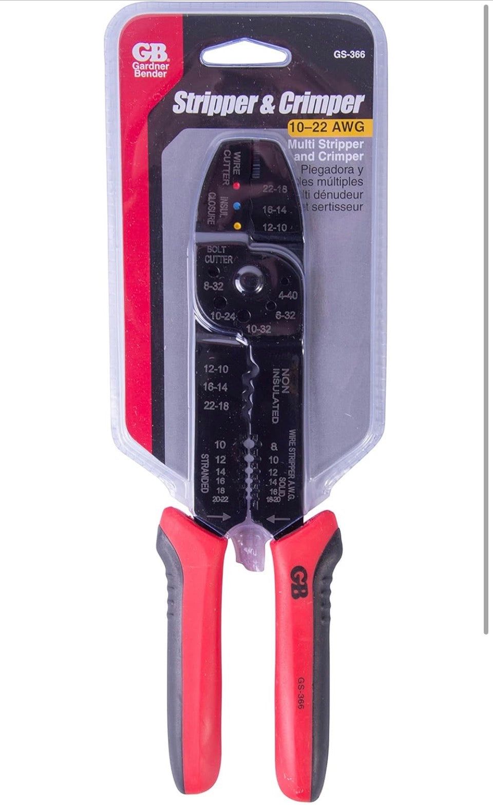 BRAND NEW Gardner Bender GS-366 Multi-Tool Electrical Crimper & Stripper