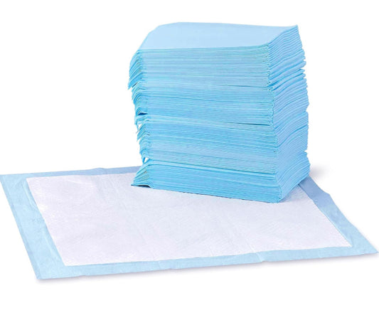Brand New Amazon Basics Dog and Puppy Pee Pads, 5-Layer Leak-Proof Super Absorbent, Quick-Dry Surface, Potty Training, Regular (22x22""), 100 Count, B