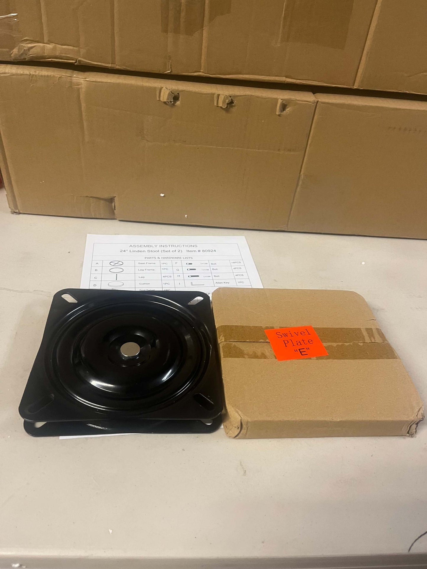 "Three Posts Gadberry Swivel 30.5"" Bar Stool (Set of 2)"