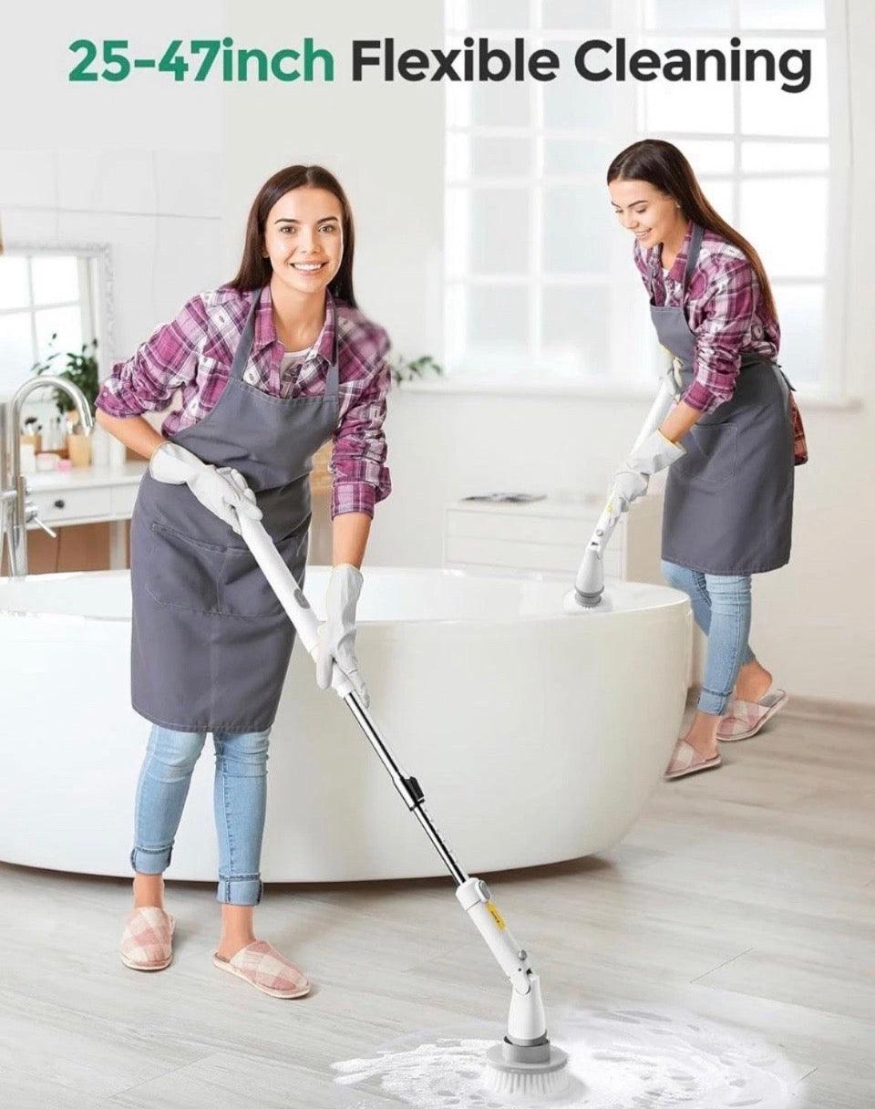 Open Box New kHelfer Electric Spin Scrubber Kh8, Upgrade Cordless Shower Scrubber