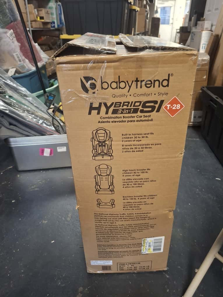 Open Box Baby Trend Hybrid SI 3-in-1 Combination Booster Car Seat - Desert Grey