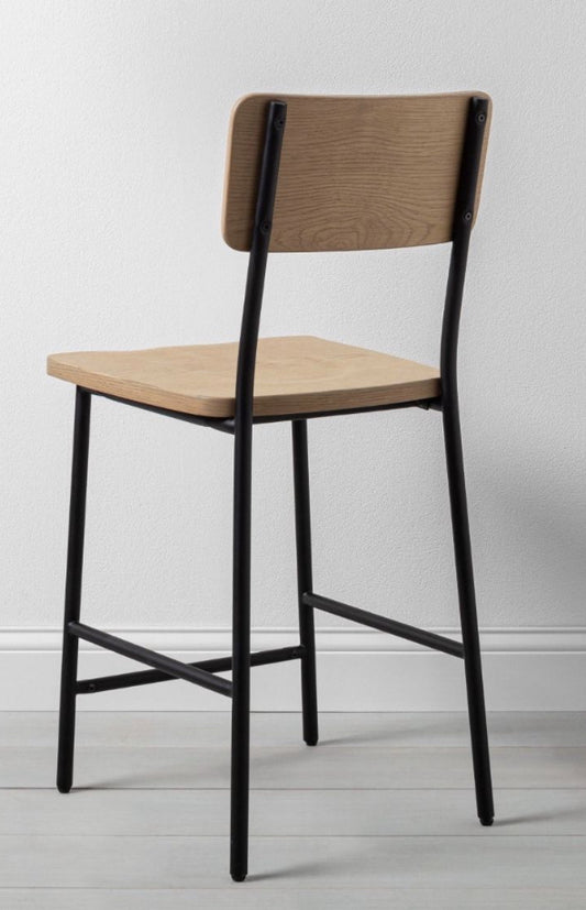 Wood & Steel Counter Stool Black – Hearth & Hand™ with Magnolia