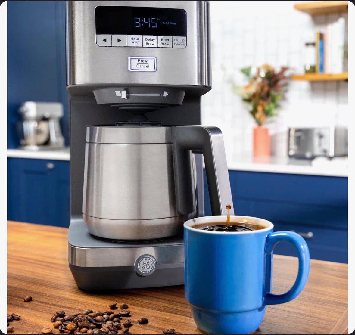 GE Drip Coffee Maker With Thermal Carafe G7CDABSSTSS