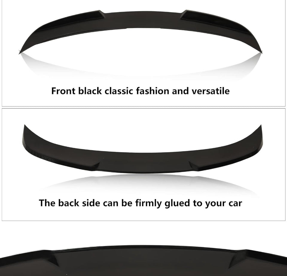 Auraroad 3.9 ★★会 68 Rear Spoiler Compatible with 2018-2024 8th Gen Camry LE SE XLE XSE,M4 Style Rear Trunk Wing ABS Rear Spoiler (Matte Black) - Selzalot