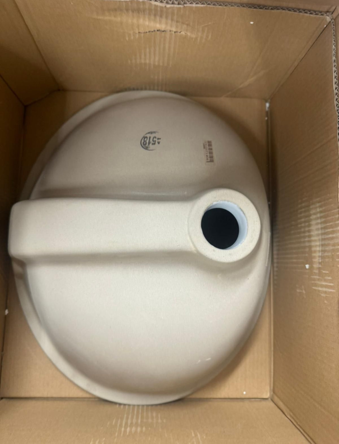 Pottery barn Dcolora Undermount Bathroom Sink Oval - Dcolora 16"x13" White Porcelain Ceramic Oval Vessel Sink Under Counter Lavatory Vanity Bath Sink Bowl Basin Wi