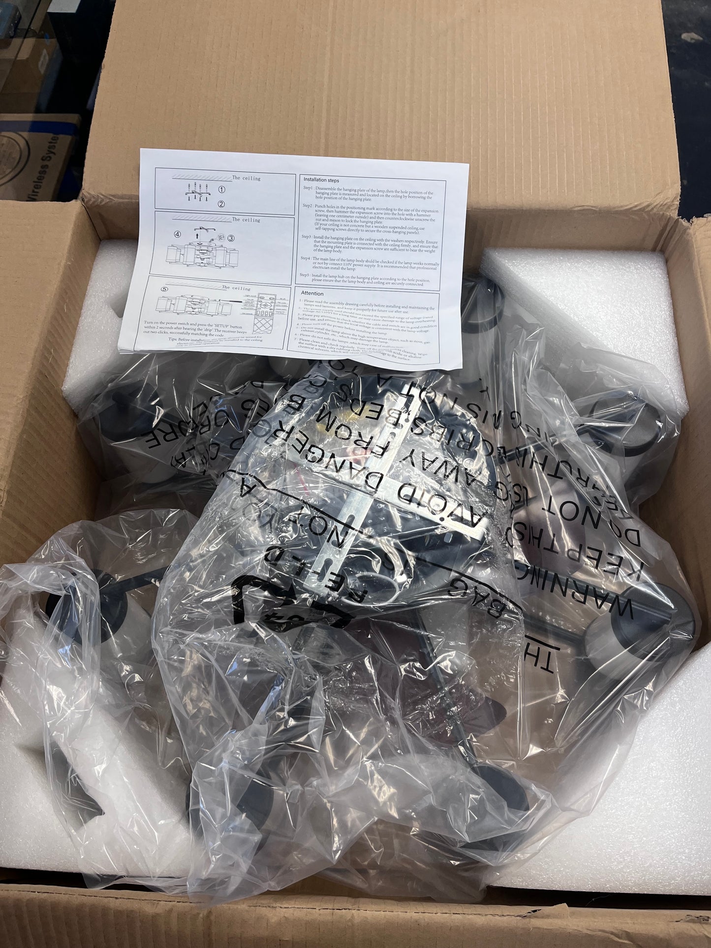 Open Box Tidion Smart Ceiling Fan with Remote Included and Timer