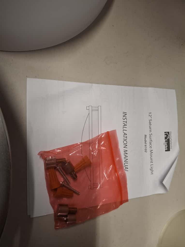 OPEN BOX NEW Saturn 2-Light Brushed Nickel Flush Mount