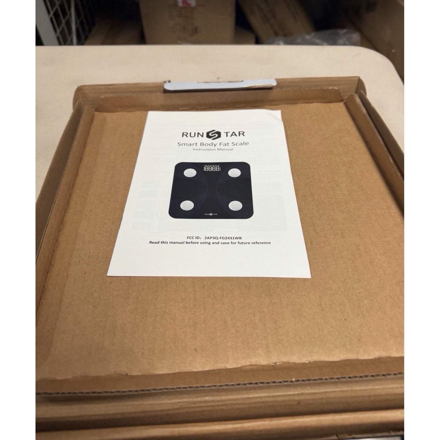 RunSTAR Digital Smart Scale – Body Weight & Fat Percentage Analyzer with App