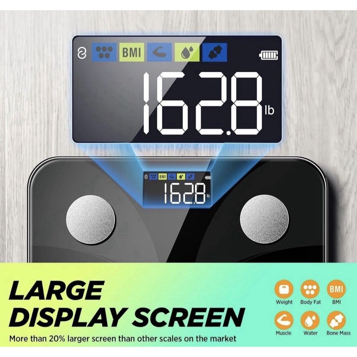 RunSTAR Digital Smart Scale – Body Weight & Fat Percentage Analyzer with App