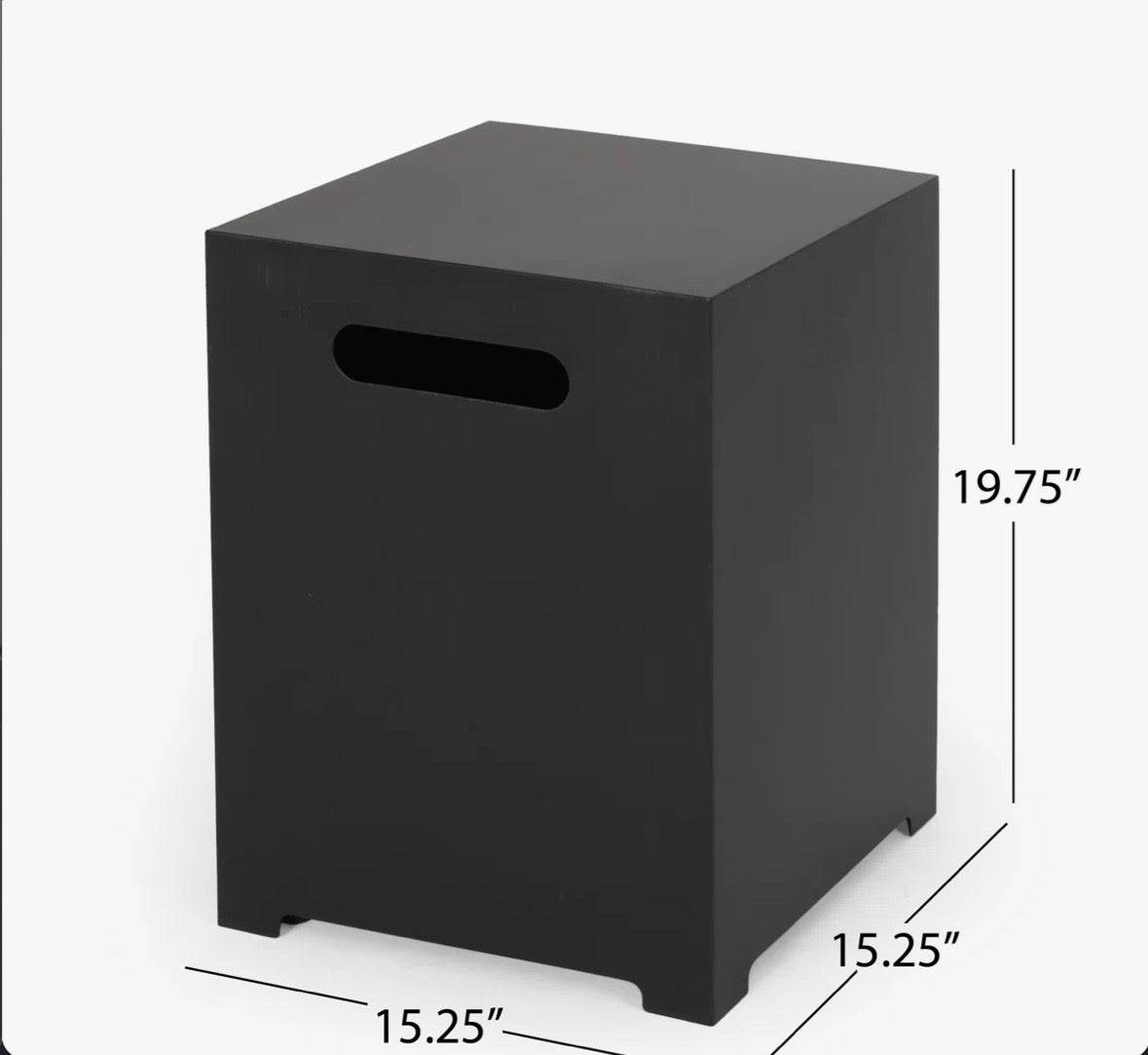 Nfusion Fiona 15.25"" Square Metal Propane Tank
Cover