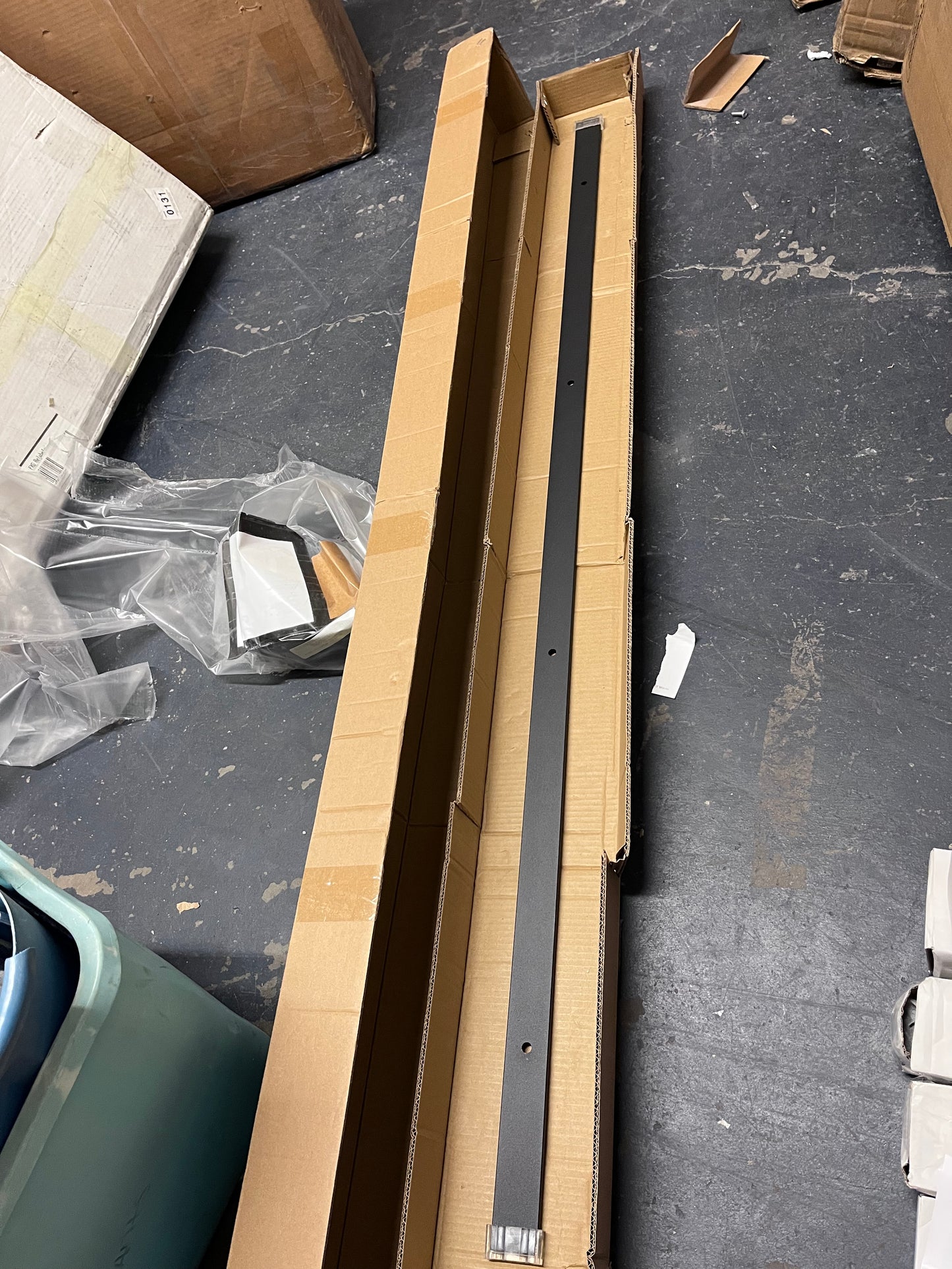 AMERICAN PRO DESIGN  78 in. Black Solid Steel Sliding Rolling Barn Door Hardware Kit for SingleWood Doors with Routed Floor Guide