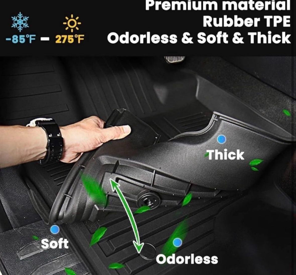 Open Box New Auxko Car All Weather Floor Mats Fits for Honda CR-V 2023 2024 2025 (Include Hybrid) TPE Rubber Liners Accessory for Honda CRV 2023-2025