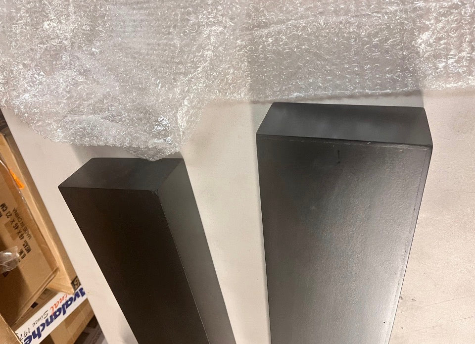 OPEN BOX NEW StyleWell Modern Black Wood Floating Wall Shelf (Set of 3) (36" W x 3" H x 6" D)