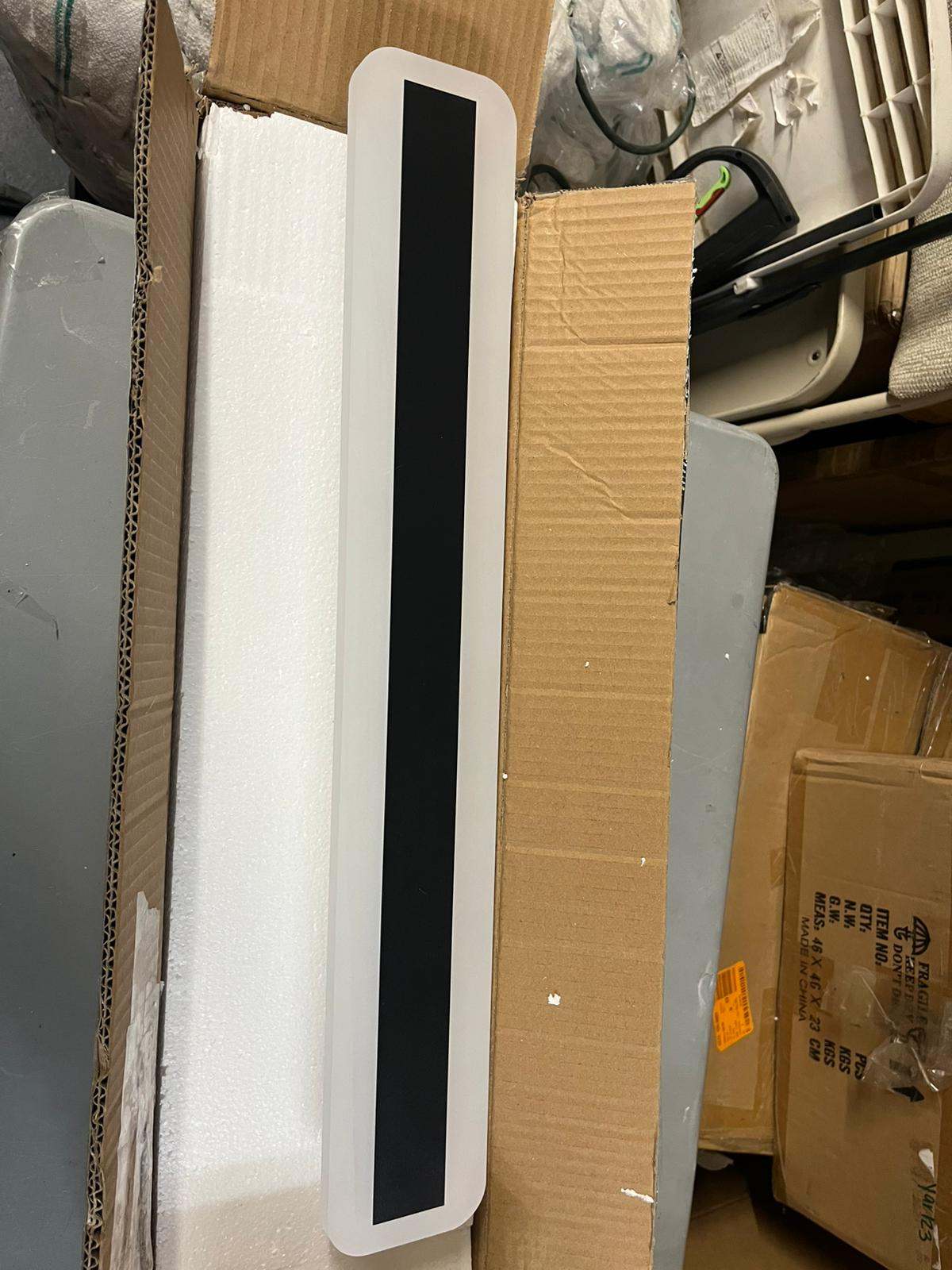 Ivy Bronx Barde Slender Sideway Outdoor Hardwired Bar Wall Sconce with LED Light Source