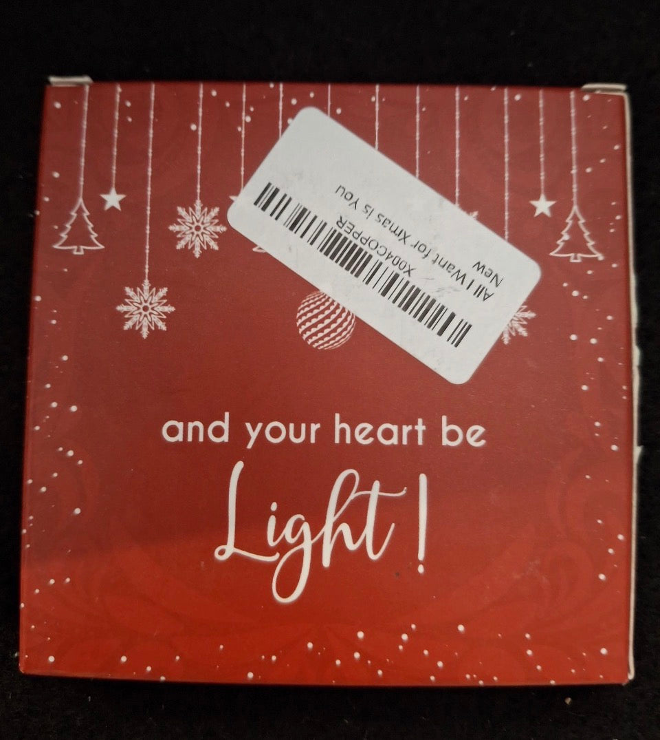 Open Box New MeoDen All I Want for Xmas is You - Couples Christmas Ornament - Ideal Gifts for Men & Couple