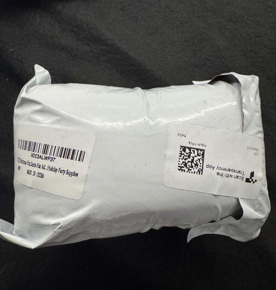 New TCJJ Santa Hat for Adult Christmas Hats Unisex Holiday Velvet Double Layer Comfort Xmas Hat for New Year Festive Party