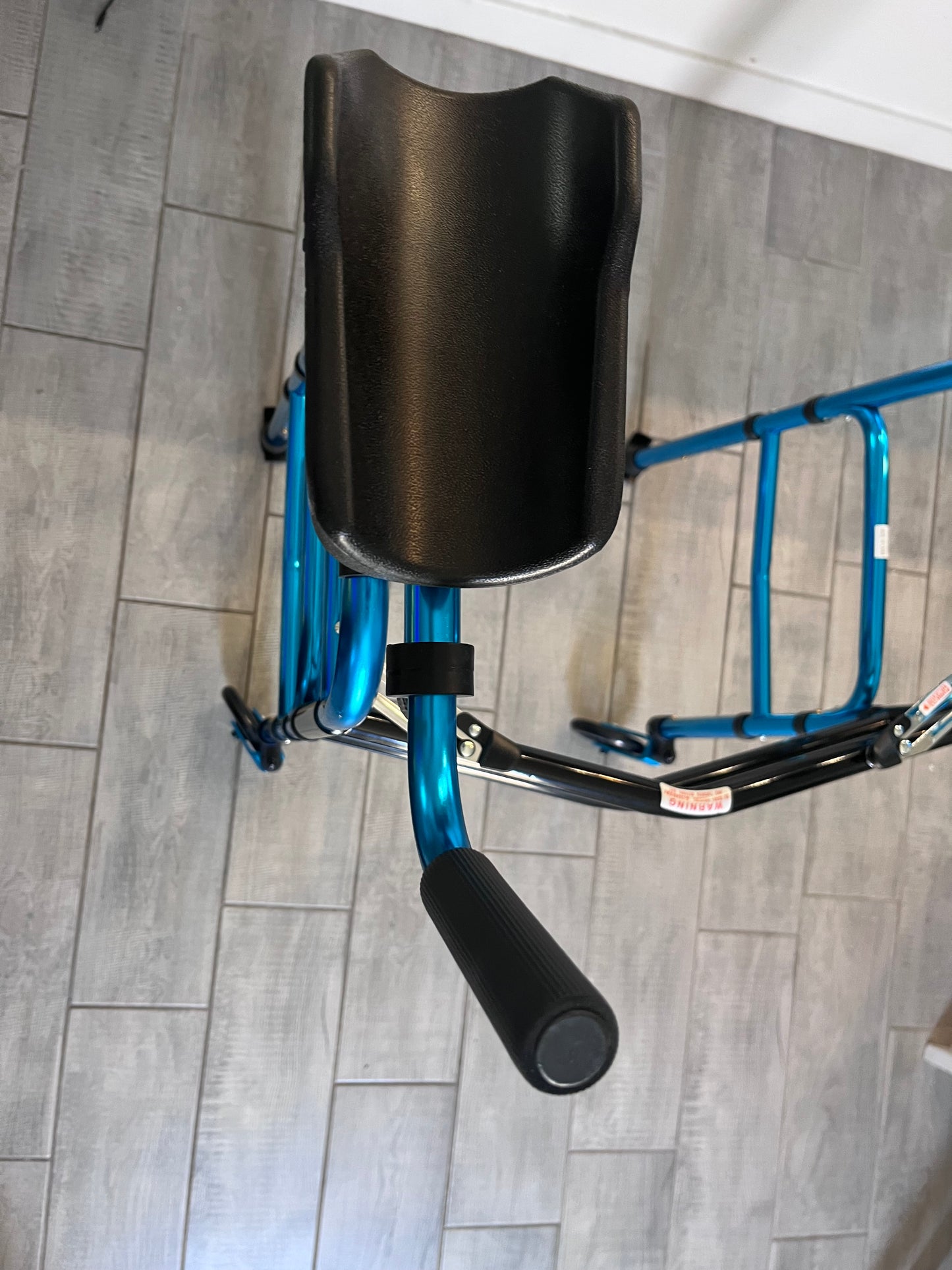 Pre-Assembled Foldable Platform Walker, Adjustable Walking Aid with 5" Wheels & Removable Padded Armrests, Folding Standard Walker for Senior, Elderly