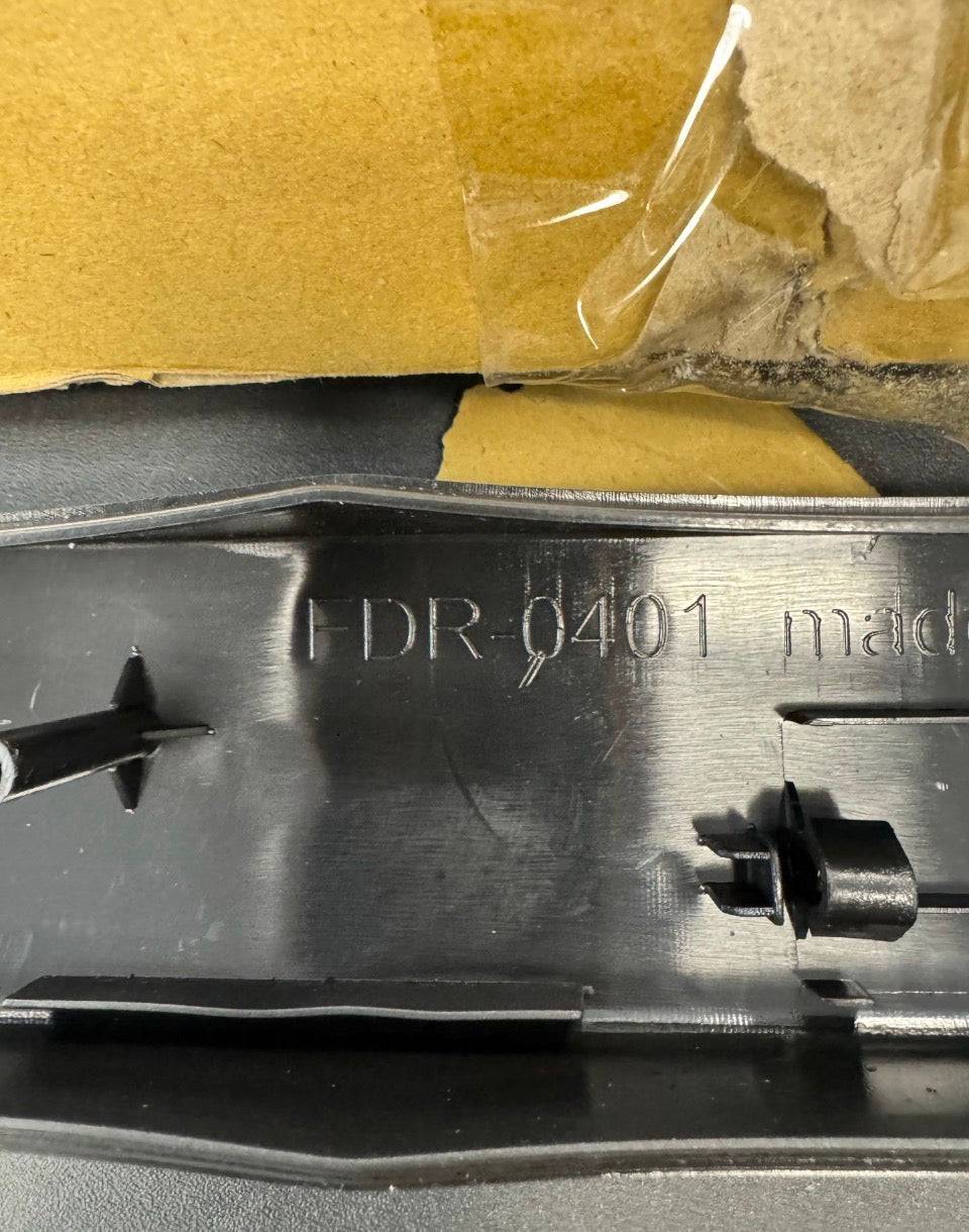 Open box Olltoz Rear Tailgate Molding Cap Spoiler Replacement Compatible with Ford Super Duty SD F-250 F-350 1999-2003 Tail Gate Protector F250 F350 F